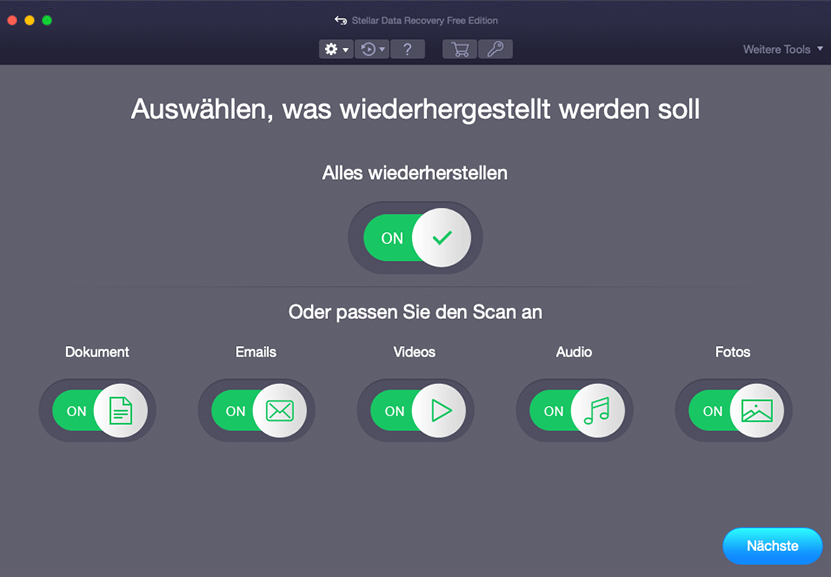 Datei-Art auswählen