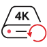 4Kハードドライブからのデータ復元 新機能<span> 
