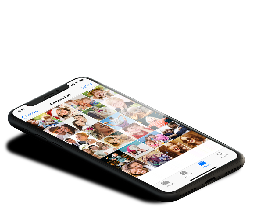 Recover deleted photos
from iPhone